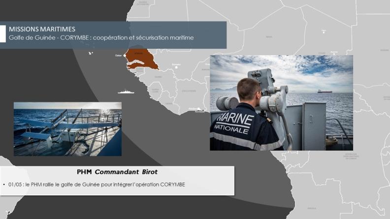 Golfe de Guinée - CORYMBE : coopération et sécurisation maritime