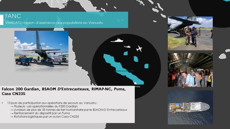 FANC : mission d’assistance aux populations au Vanuatu 