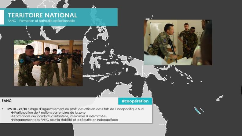 Point de situation des opérations du jeudi 12 au mercredi 18 octobre 2023
