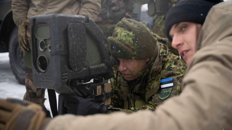 Bataillon multinational de l’OTAN en Estonie – Premier entraînement de la CIL