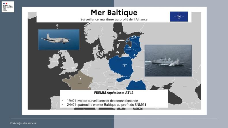 Surveillance maritime au profit de l'Alliance