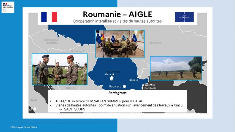 Coopération interalliée et visites de hautes autorités