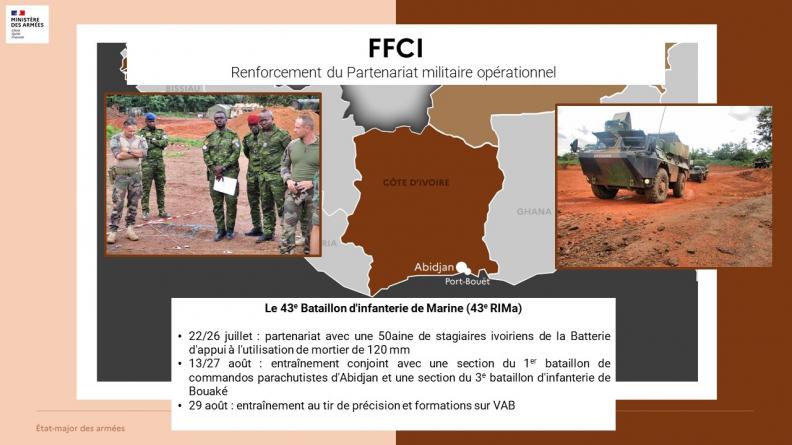 Renforcement du partenariat militaire opérationnel