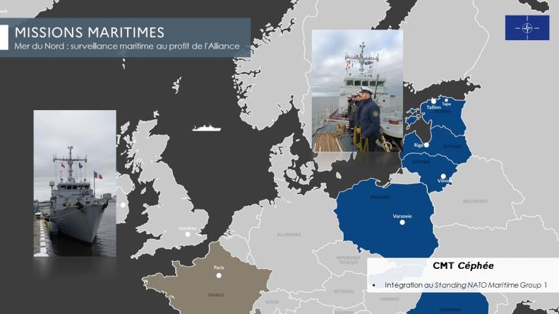 Surveillance maritime au profit de l'Alliance