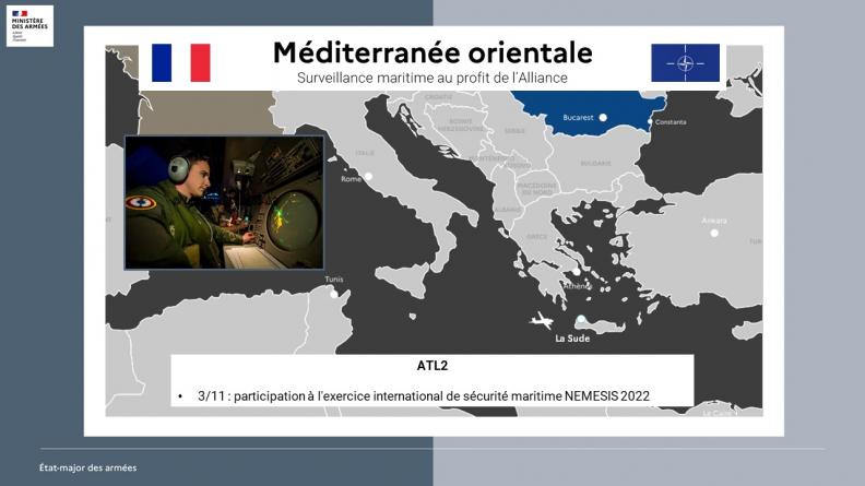 Surveillance maritime au profit de l'Alliance