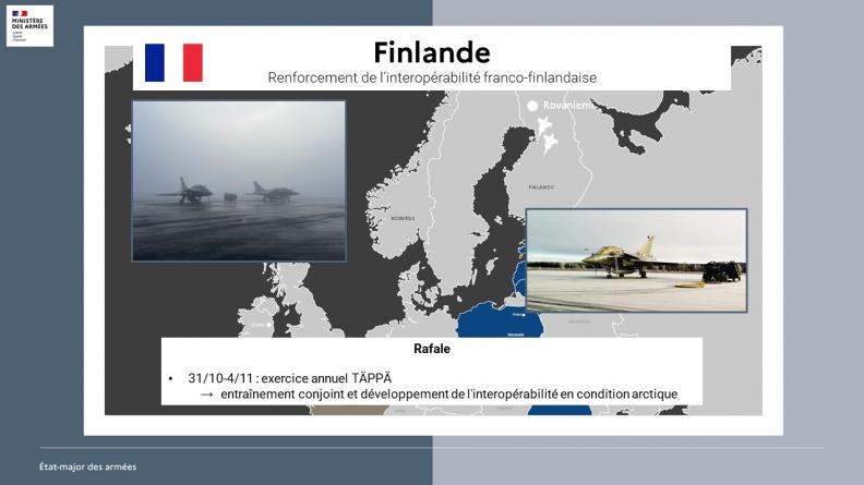Renforcement de l’interopérabilité franco-finlandaise
