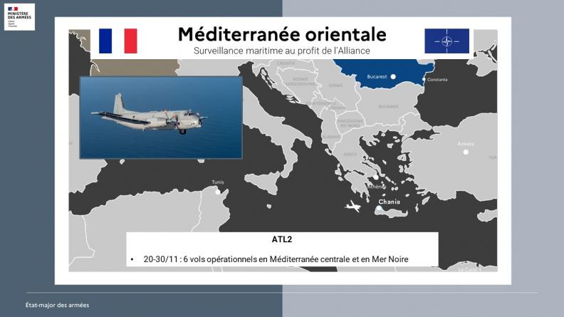 Surveillance maritime au profit de l’Alliance