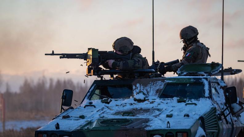 LYNX 12 - Campagne de tir en Lettonie pour le sous groupement tactique interarmes