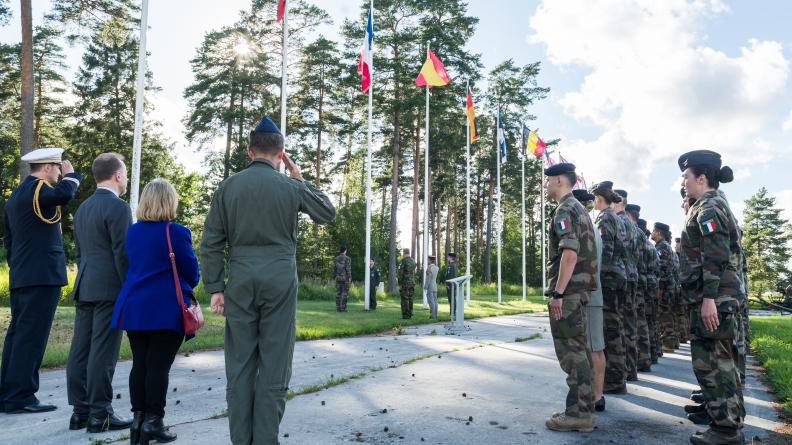 Les détachements français déployés en Estonie et en Roumanie célèbrent le 14 juillet
