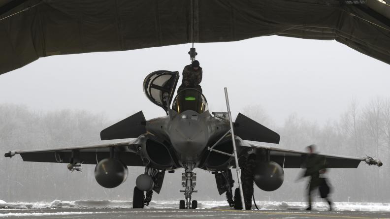 eAP – Entraînement au décollage sur alerte Tango Scramble pour les Rafale français