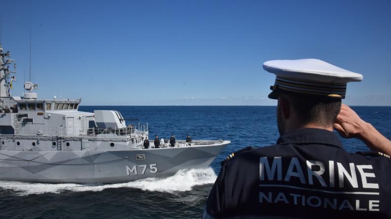 Le CMT Pégase rejoint le groupe de guerre des mines OTAN