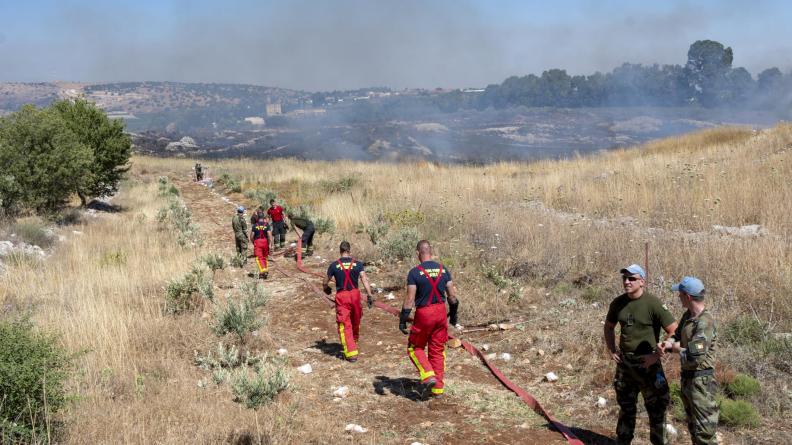 DAMAN : intervention du Détachement de la brigade de sapeurs-pompiers de Paris (DSPP) sur un incendi
