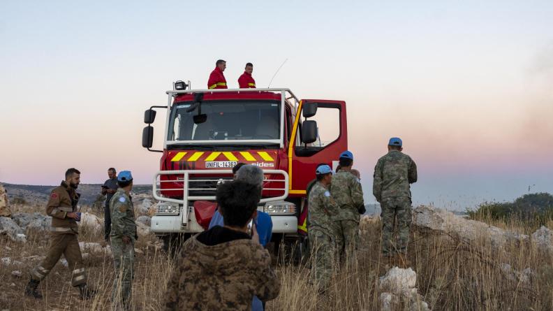 DAMAN : intervention du Détachement de la brigade de sapeurs-pompiers de Paris (DSPP) sur un incendi