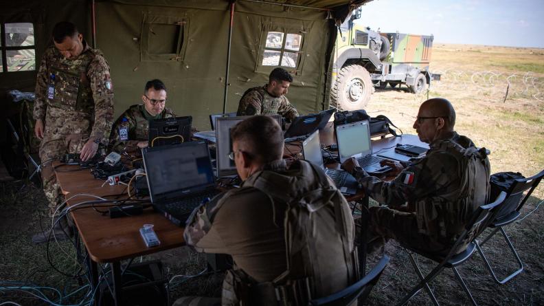 Exercice DACIAN STRIKE sur le camp militaire de Smardan