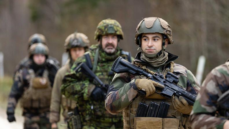 Campagne de tir pour la Compagnie d’infanterie légère et l’Estonian Defense League 