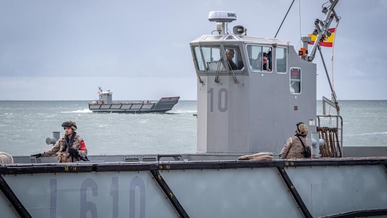 Barr Avel 24 : projection de forces franco-espagnol en baie de Quiberon