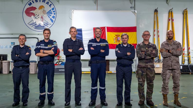 Barr Avel 24 : projection de forces franco-espagnol en baie de Quiberon