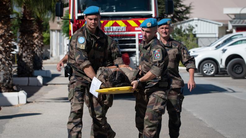 La FCR maintient son savoir-faire opérationnel en s’entrainant à la protection et au secour