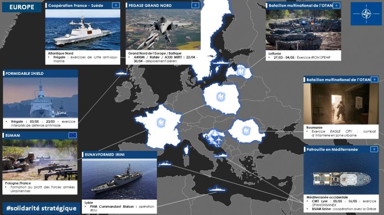 Point de situation des opérations zone Europe