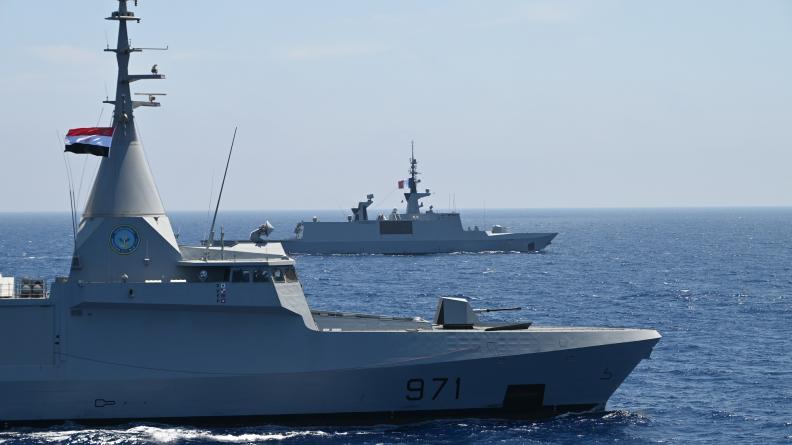 Exercices maritimes avec la marine égyptienne
