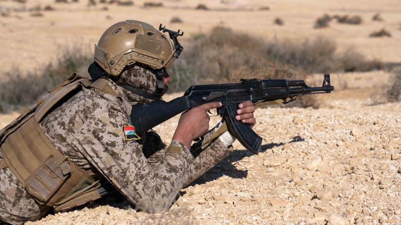 Formation de bataillons du désert au profit des forces armées irakiennes