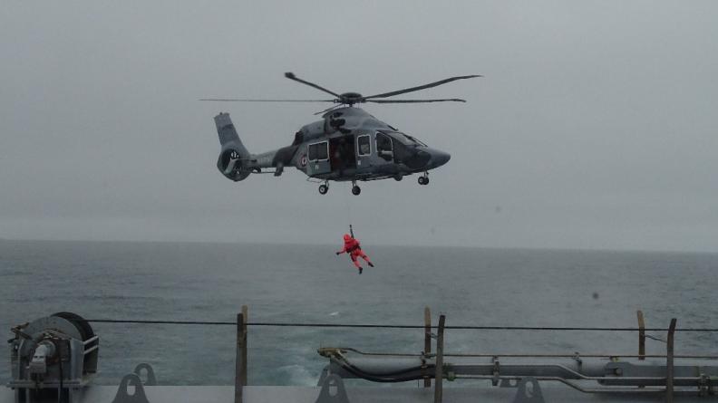 BSAM Garonne - Exercice d'hélitreuillage