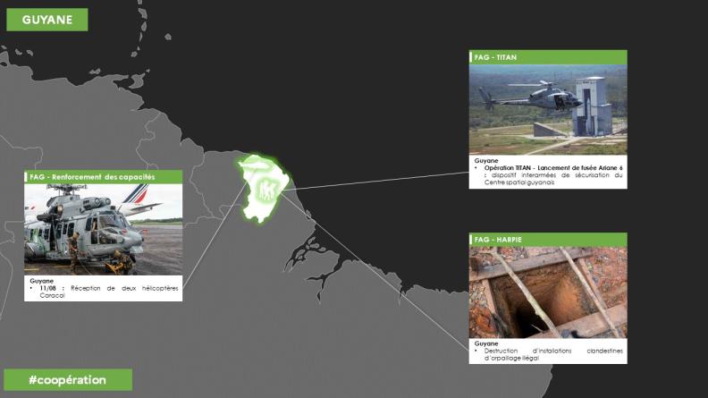 Point de situation des opérations zone Guyane