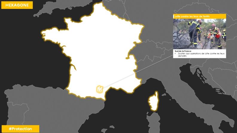 Point de situation des opérations zone Hexagonale