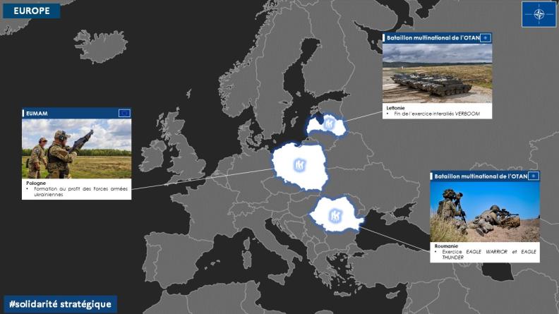 Point de situation des opérations zone Europe
