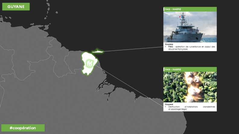 Point de situation des opérations zone Guyane