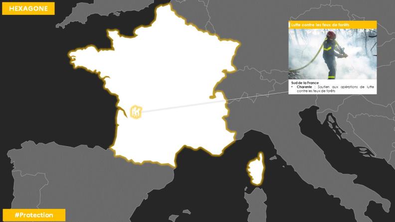 Point de situation des opérations zone Hexagone