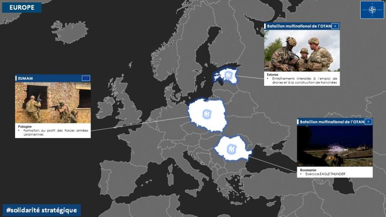 Point de situation des opérations zone Europe