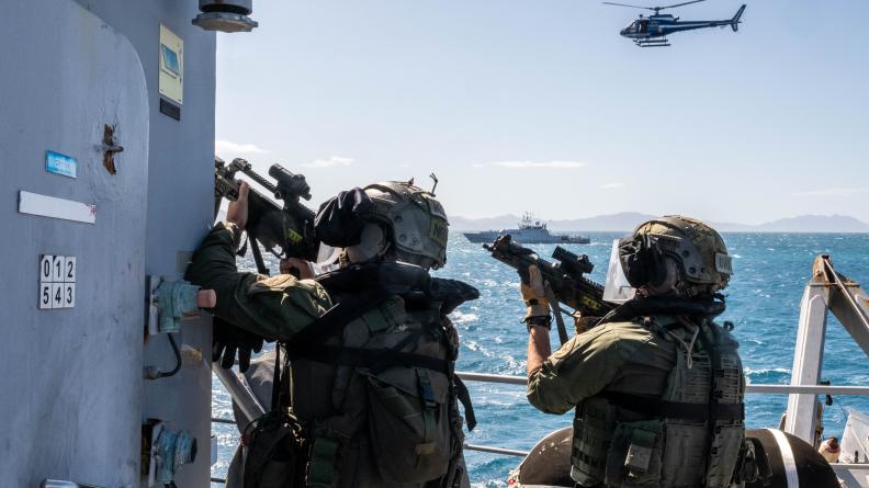 FANC - Exercice conjoint avec l'A-GIGN de Nouvelle-Calédonie