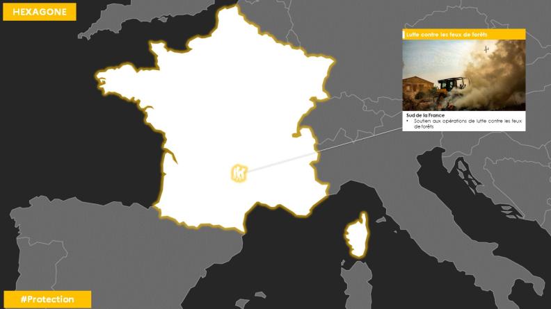 Point de situation des opérations zone Hexagone