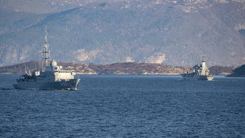 Participation d’une frégate multi-missions à l’exercice ARCTIC DOLPHIN
