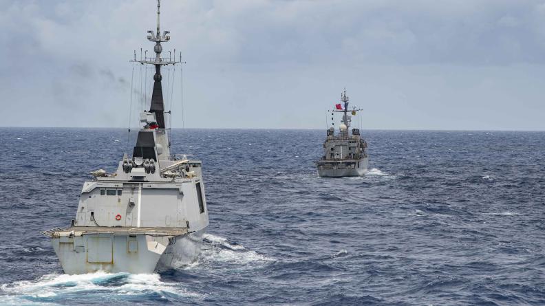 FAA – JEANNE D’ARC 25 : Manœuvres amphibies et aéromaritimes dans les Caraïbes 