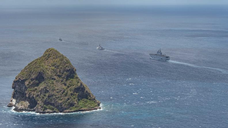 FAA – JEANNE D’ARC 25 : Manœuvres amphibies et aéromaritimes dans les Caraïbes 