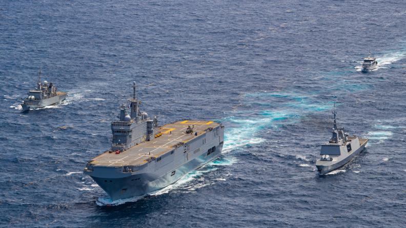 FAA – JEANNE D’ARC 25 : Manœuvres amphibies et aéromaritimes dans les Caraïbes 