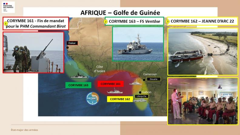 Carte Golfe de Guinée