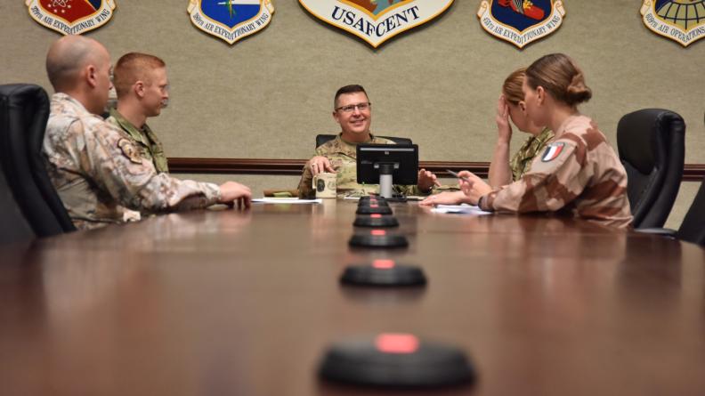 CHAMMAL - Le conseiller juridique du Combined Air Operation Center au Qatar