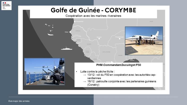 Coopération avec les marines riveraines