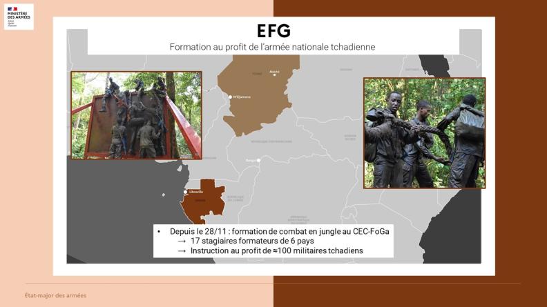 Formation au profit de l’armée nationale tchadienne 