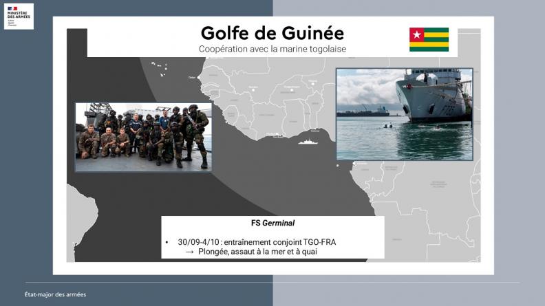 Coopération avec la marine togolaise