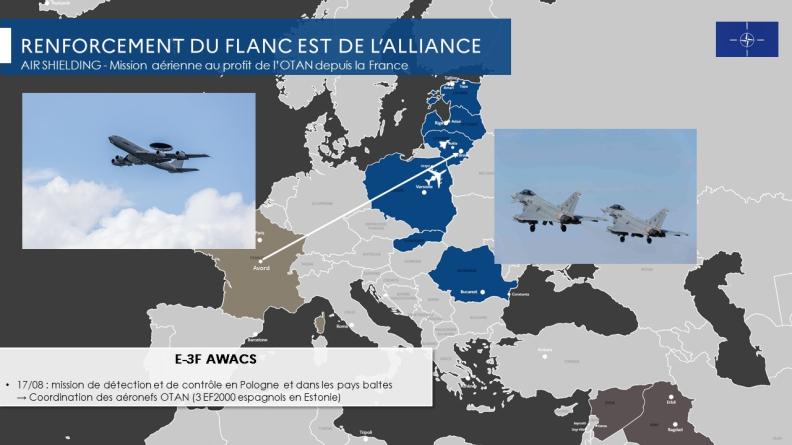 Air Shielding - Mission aérienne au profit de l’OTAN depuis la France 