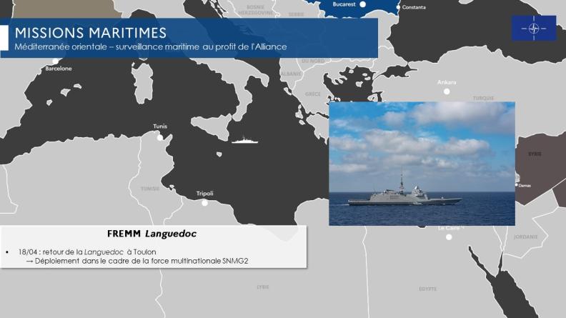 Surveillance maritime au profit de l'Alliance