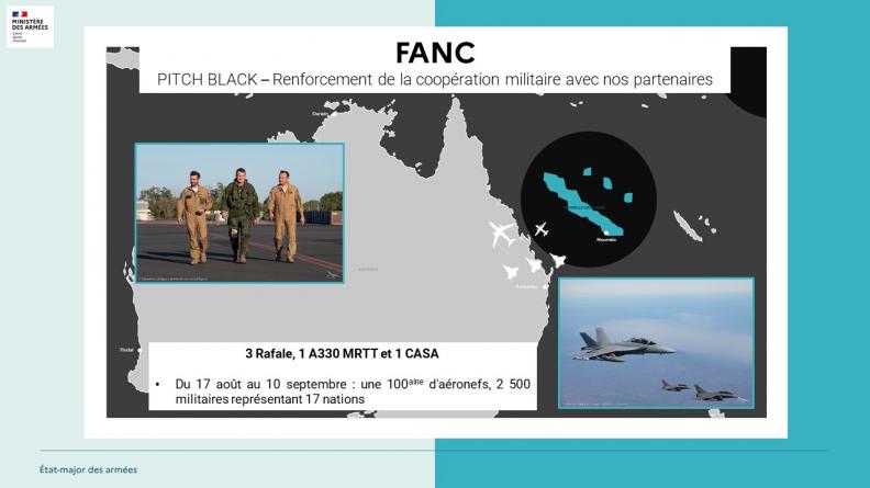 PITCH BLACK – Renforcement de la coopération militaire avec nos partenaires