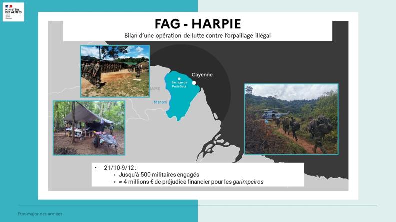 Bilan d’une opération de lutte contre l’orpaillage illégal