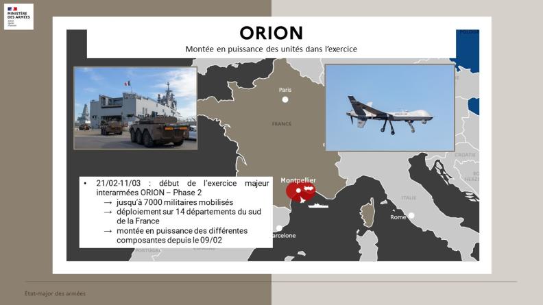 Montée en puissance des unités dans l’exercice