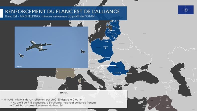 Flanc Est - AIR SHIELDING : missions aériennes au profit de l’OTAN