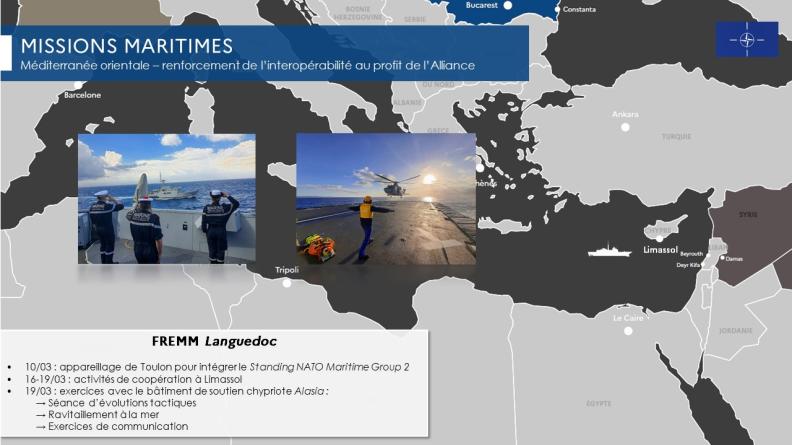 Méditerranée orientale : renforcement de l’interopérabilité au profit de l’Alliance